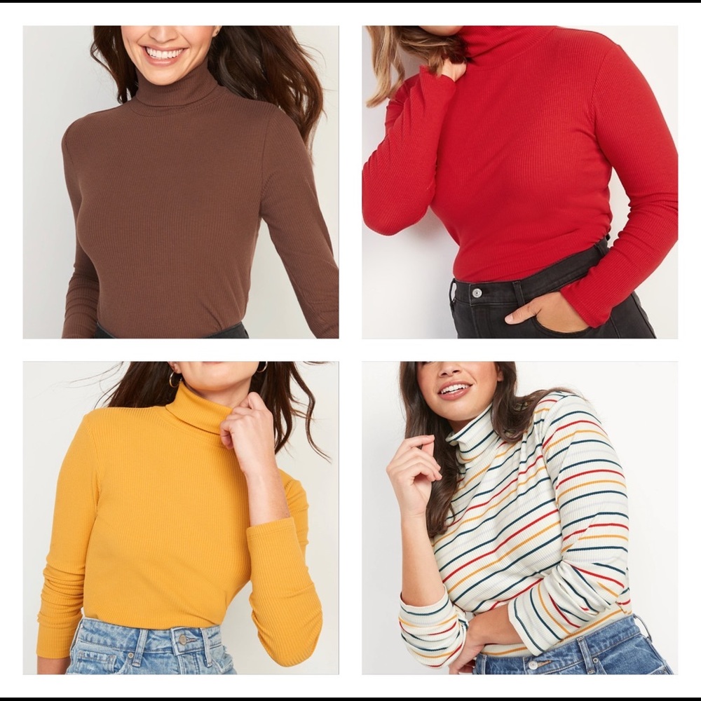 Old Navy Rib Knit Turtle Neck Bundle